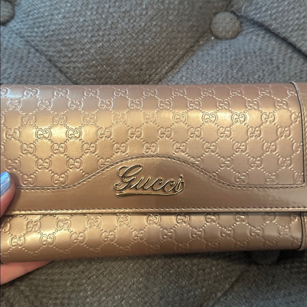 Rose Gold Gucci mini GG wallet in amazing condtion - Picture 2 of 9